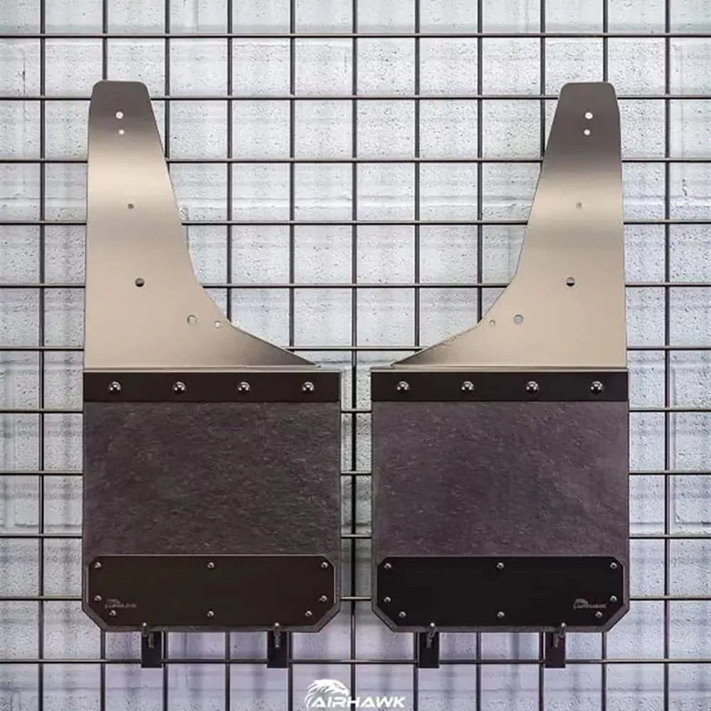 BLACK FRONT MUD FLAPS 17-26 S/DUTY-4253MF-BPC