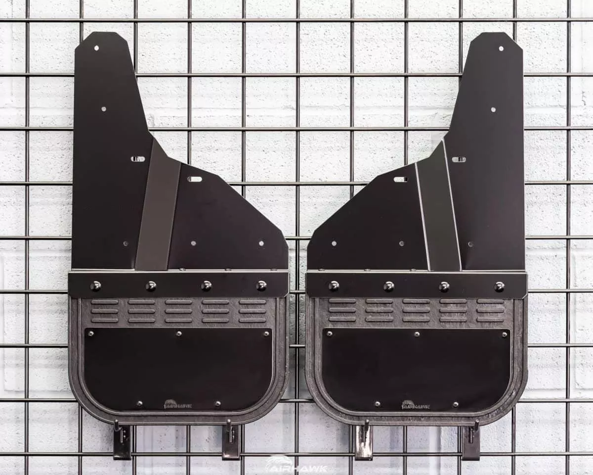 BLACK FRONT MUD FLAPS 20-26 GMC HD-2028MF-BPC