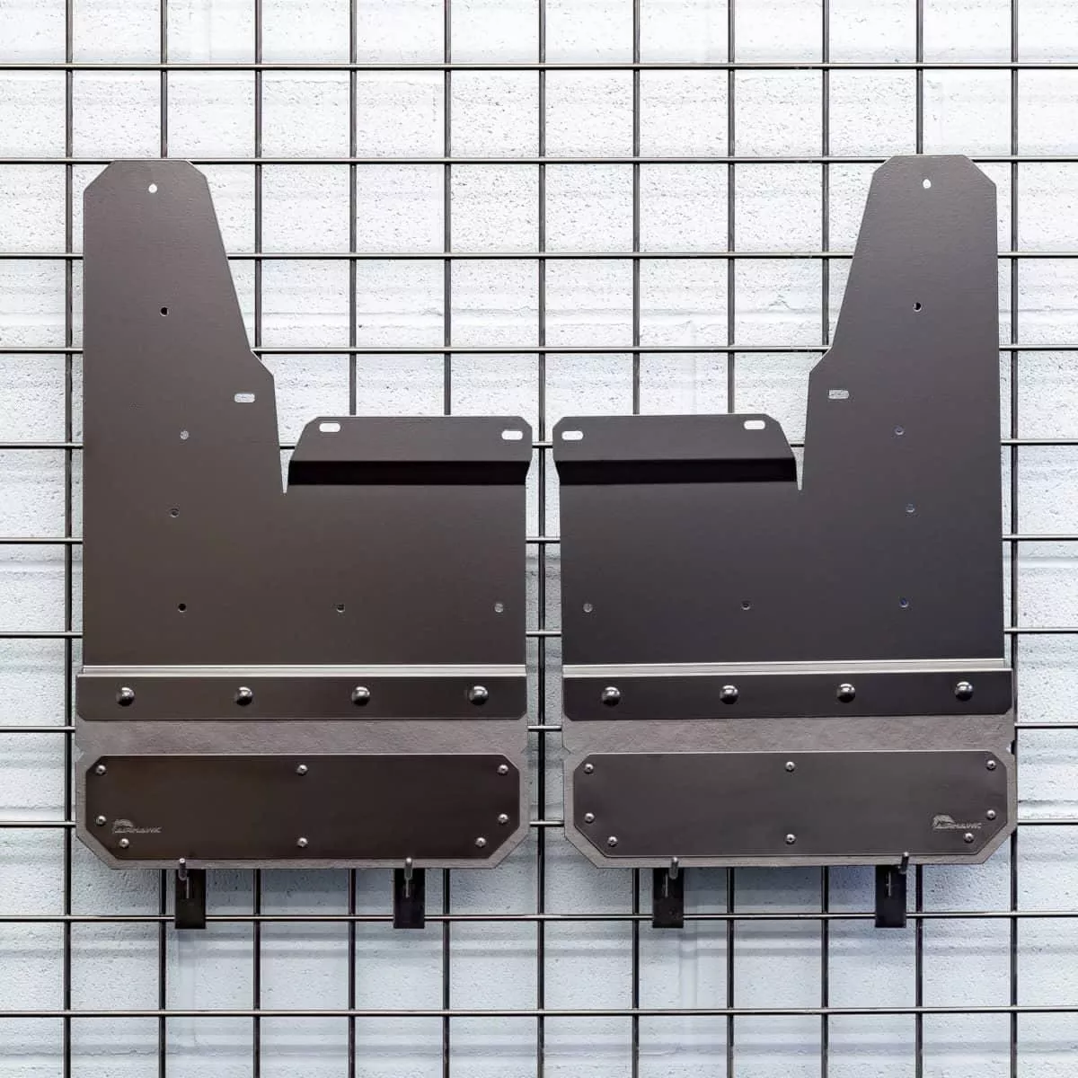 BLACK FRONT MUD FLAPS 20-26 SILVERADO HD-1227MF-BPC