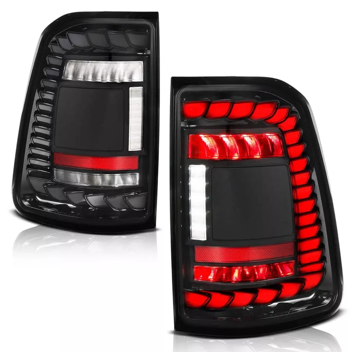 BLACK FULL LED TAIL LIGHTS 19-24 RAM 1500-311480A