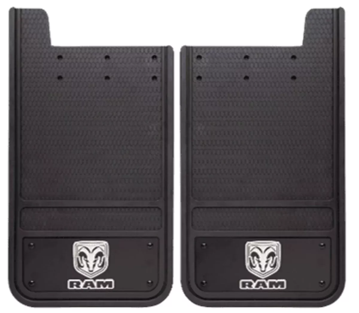BLACK METAL MUD FLAPS-1859R01