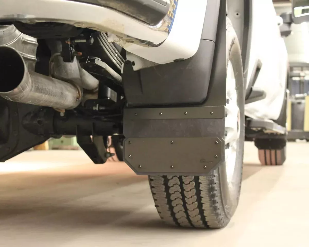 BLACK REAR MUD FLAPS 20-26 CHEV HD-1225MR-BPC