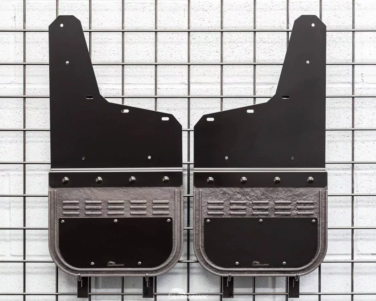 BLACK REAR MUD FLAPS 20-26 GMC HD-2028MR-BPC