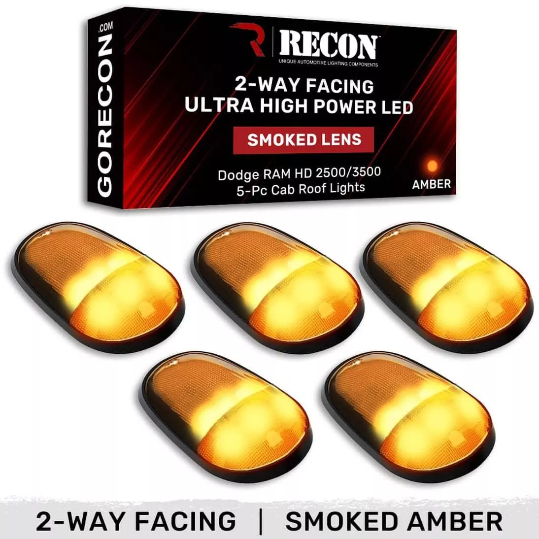 CAB LIGHTS 03-18 RAM 2500/3500 5PC-264146BKHPAM