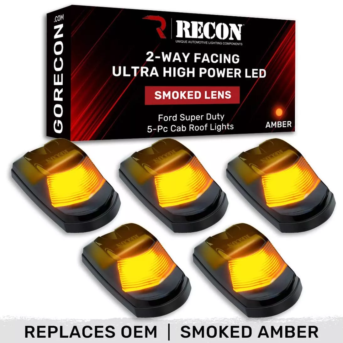 CAB LIGHTS 17-22 S/DUTY 5PC-264343BKHPAM