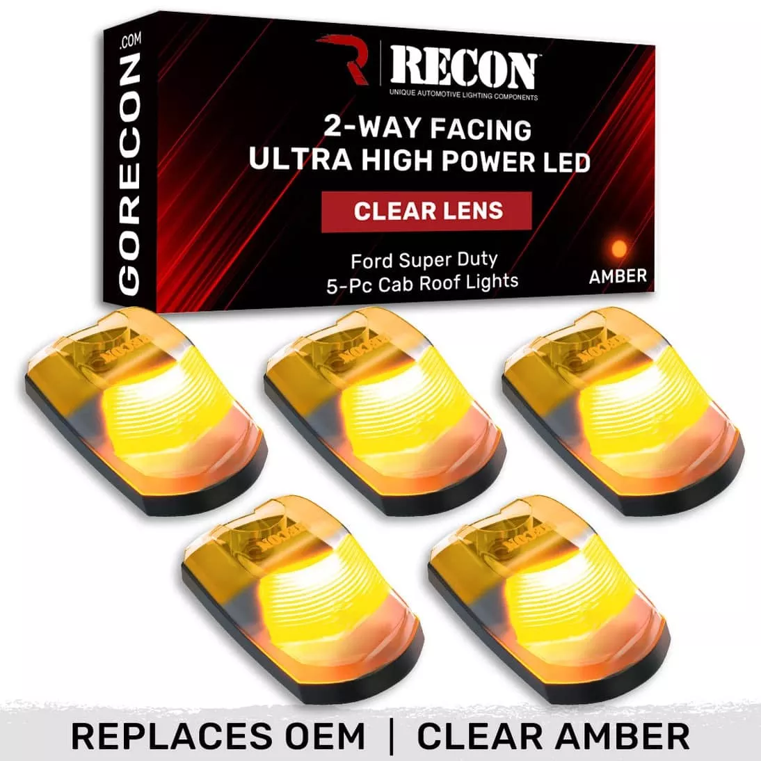 CAB LIGHTS 17-22 S/DUTY 5PC-264343CLHPAM