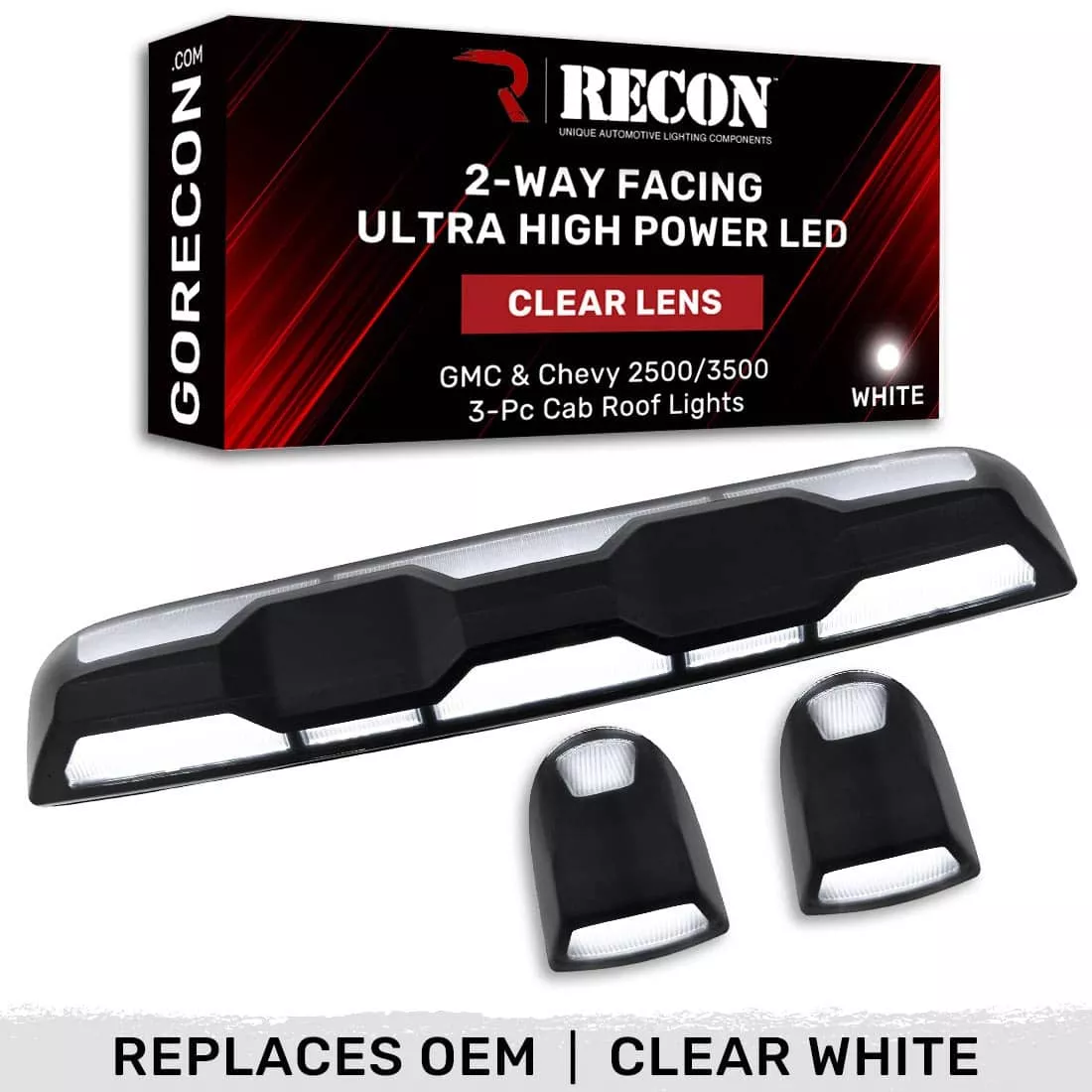 CAB LIGHTS 20-26 GM HD-264158CLHPWH