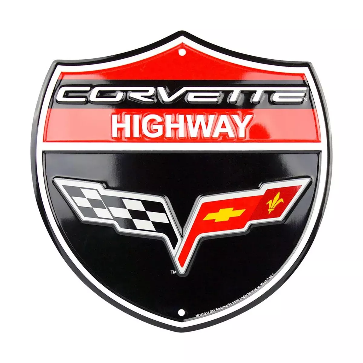CORVETTE HIGHWAY SIGN-MC85034