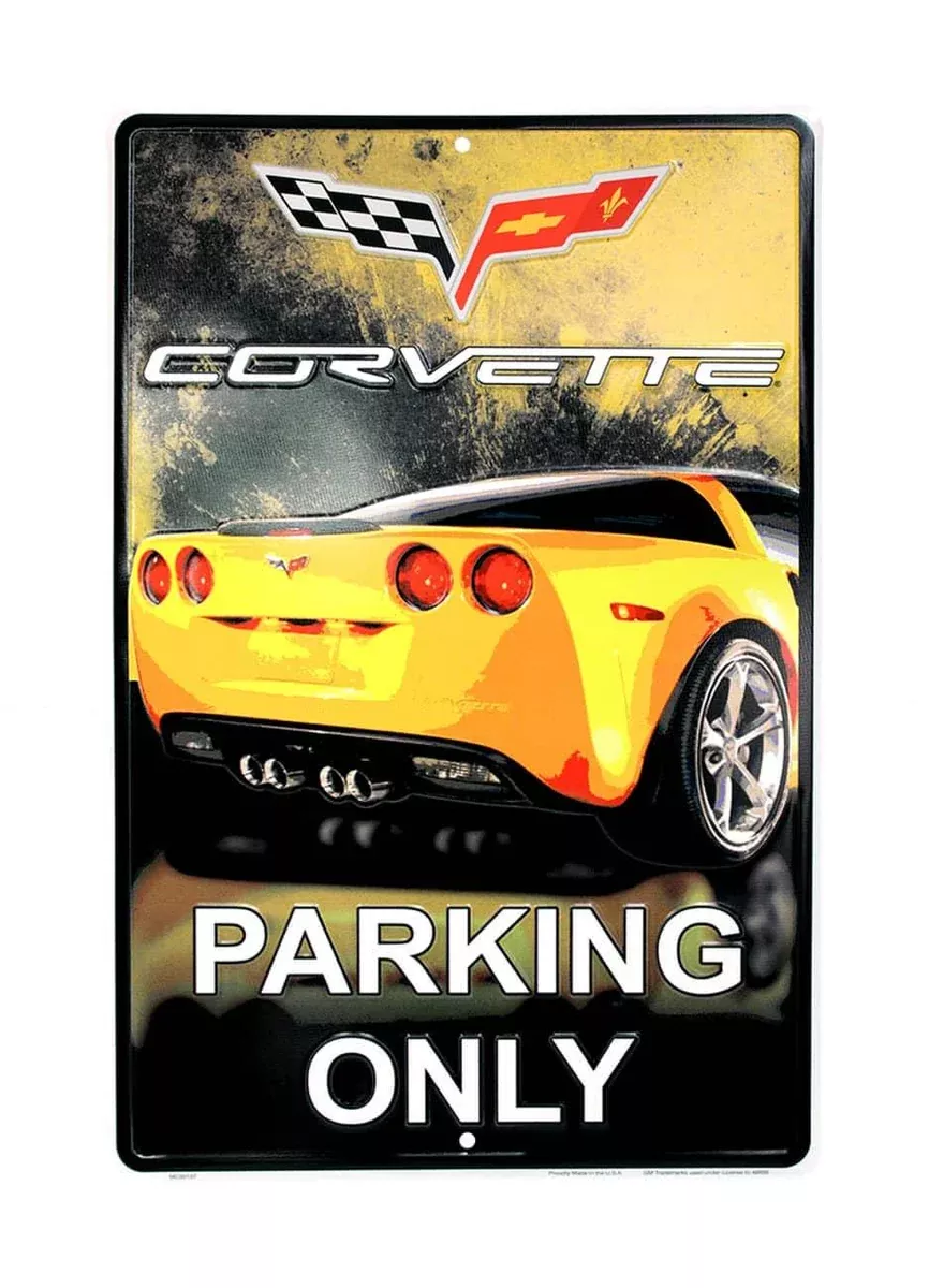 CORVETTE PARKING ONLY-MC30137