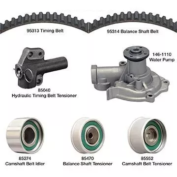 Dayco Engine Timing Belt Kit with Water Pump P/N:WP313K1A