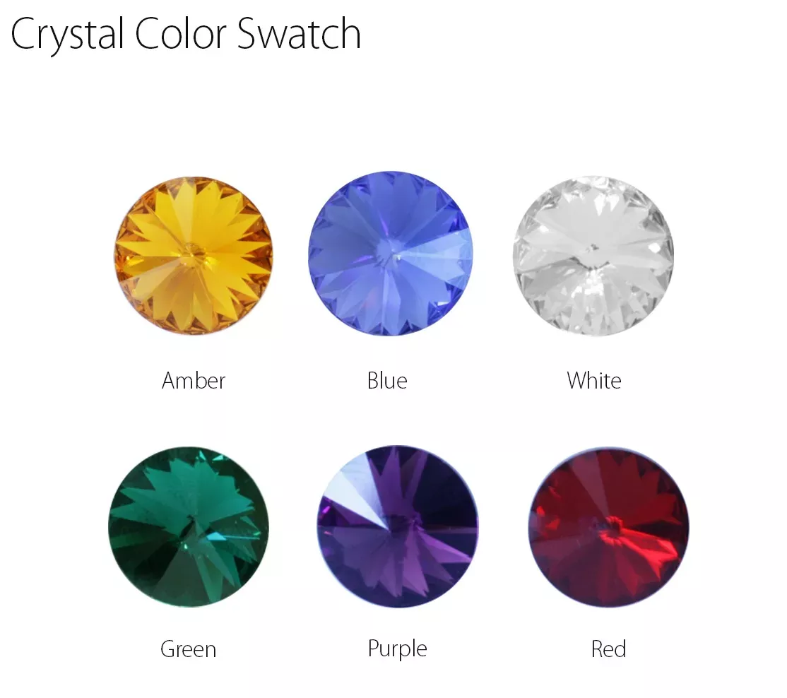 Door Lock Knobs with Crystal on Top