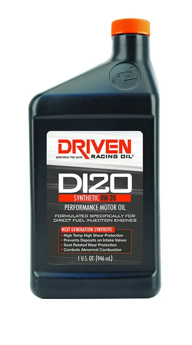 DRIVEN RACING OIL - 18206 -DI20 0W20 Synthetic Oil 1 Quart