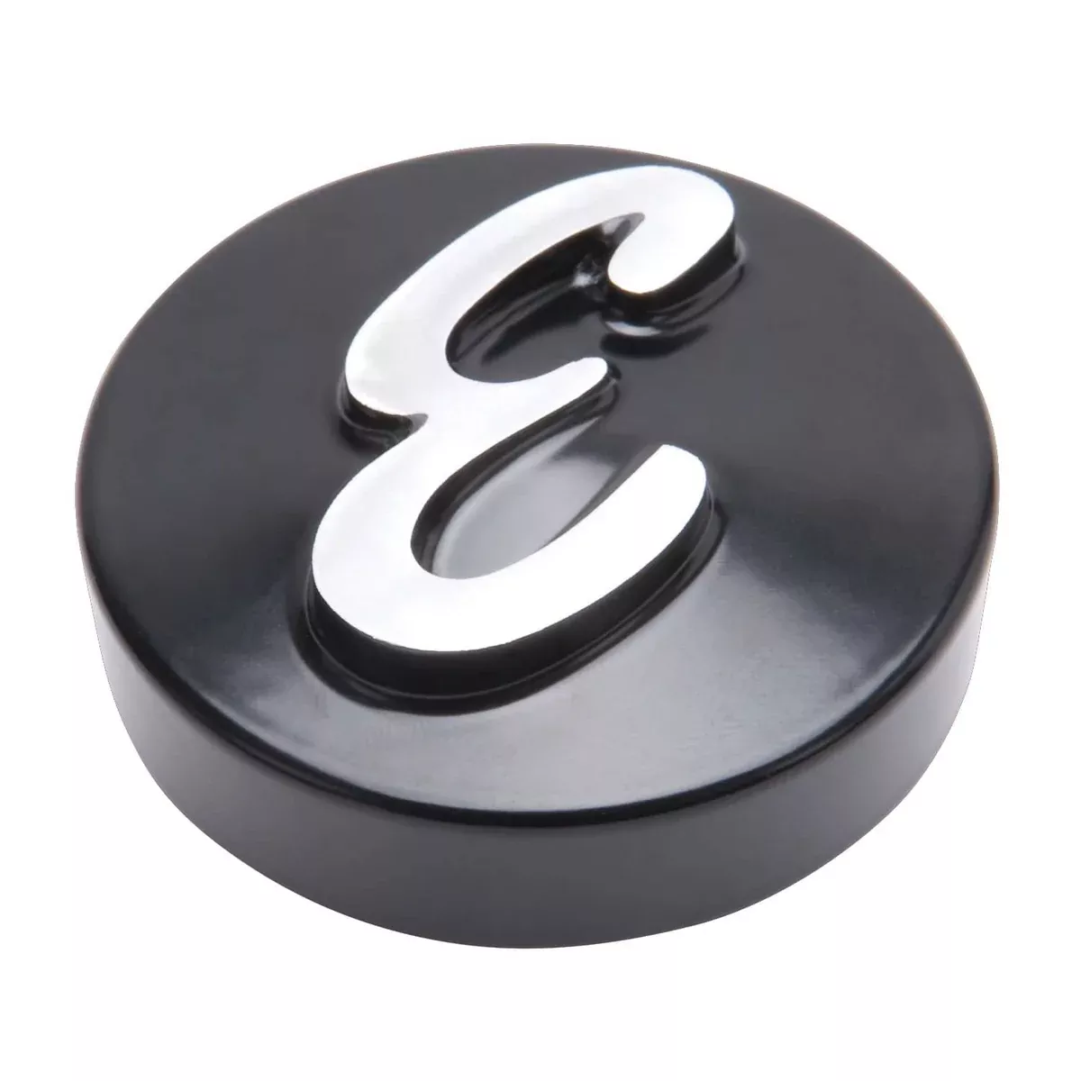 E LOGO BLACK ROUND NUT-4271