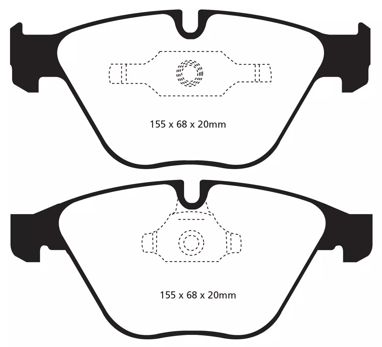 EBC Brakes DP32006C Redstuff Ceramic Low Dust Brake Pads