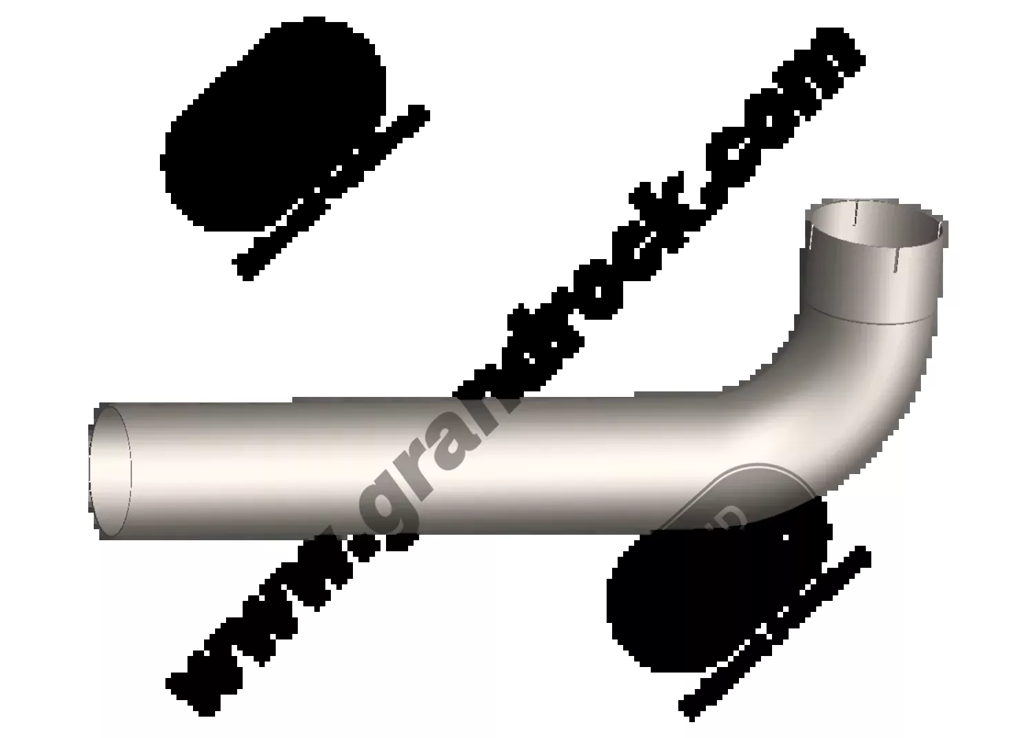 ELBOW,5" 90DEG,12X32 ID/OD ALZ