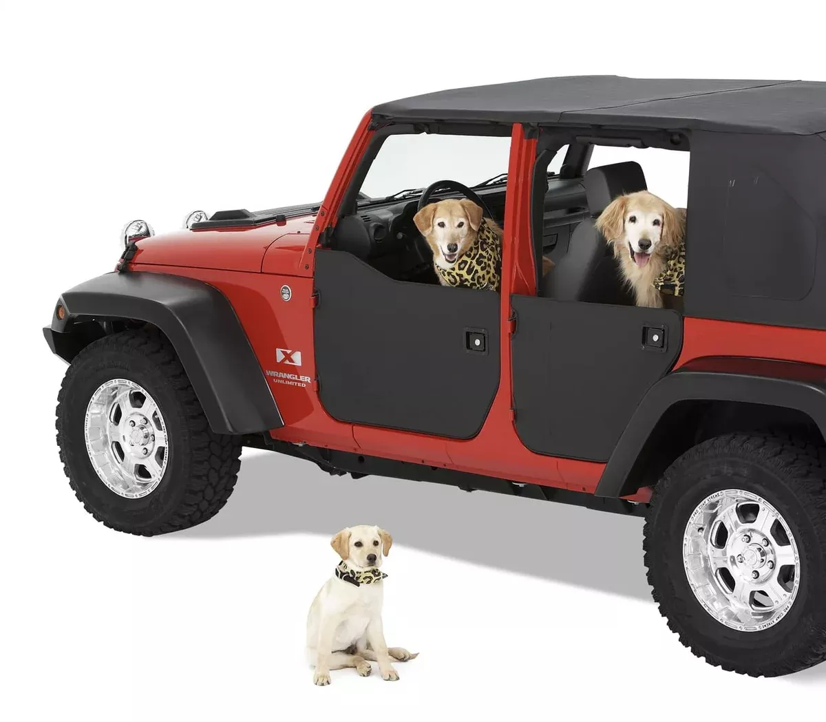 ELEMENT FRONT DOOR COVERS 07-18 WRANGLER JK-51803-01