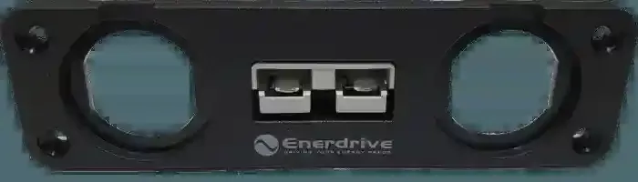 Enerdrive 50A Anderson Panel Mount Plug Holder and 2 Socket Hole ...