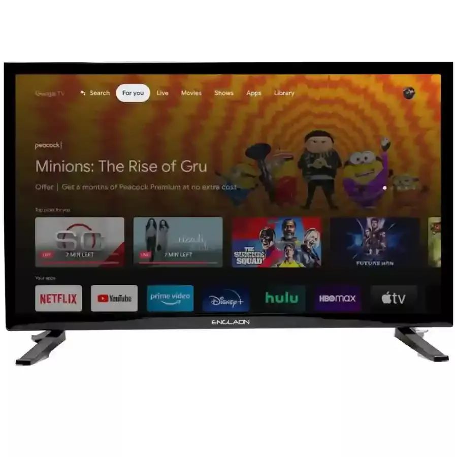 Engalon 27inch Smart TV 12volt HD Bluetooth Chromecast