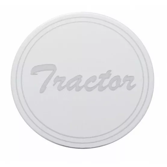 Engraved Stainless Air Valve Knob Plaque Only with Cursive Script
