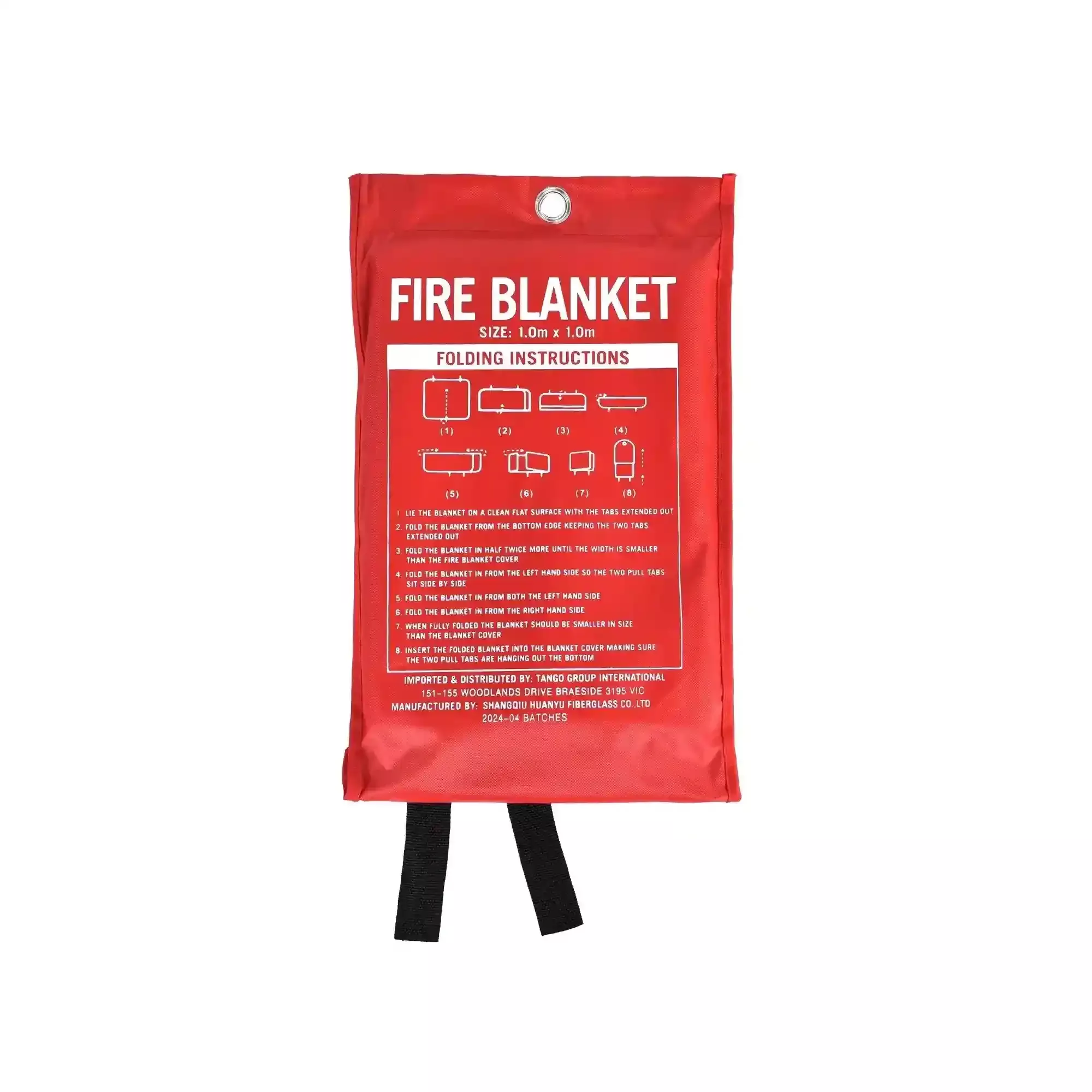 Fibreglass Fire Blanket Caravan Safety 1m x 1m