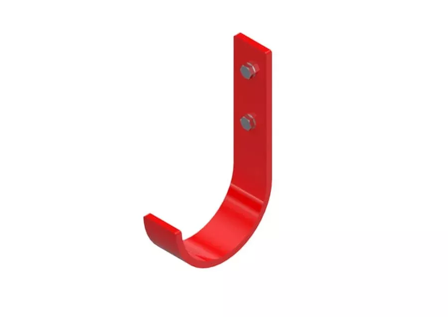 FIXED HOOK - RED 4-1/2" OPENING-65-1007-03