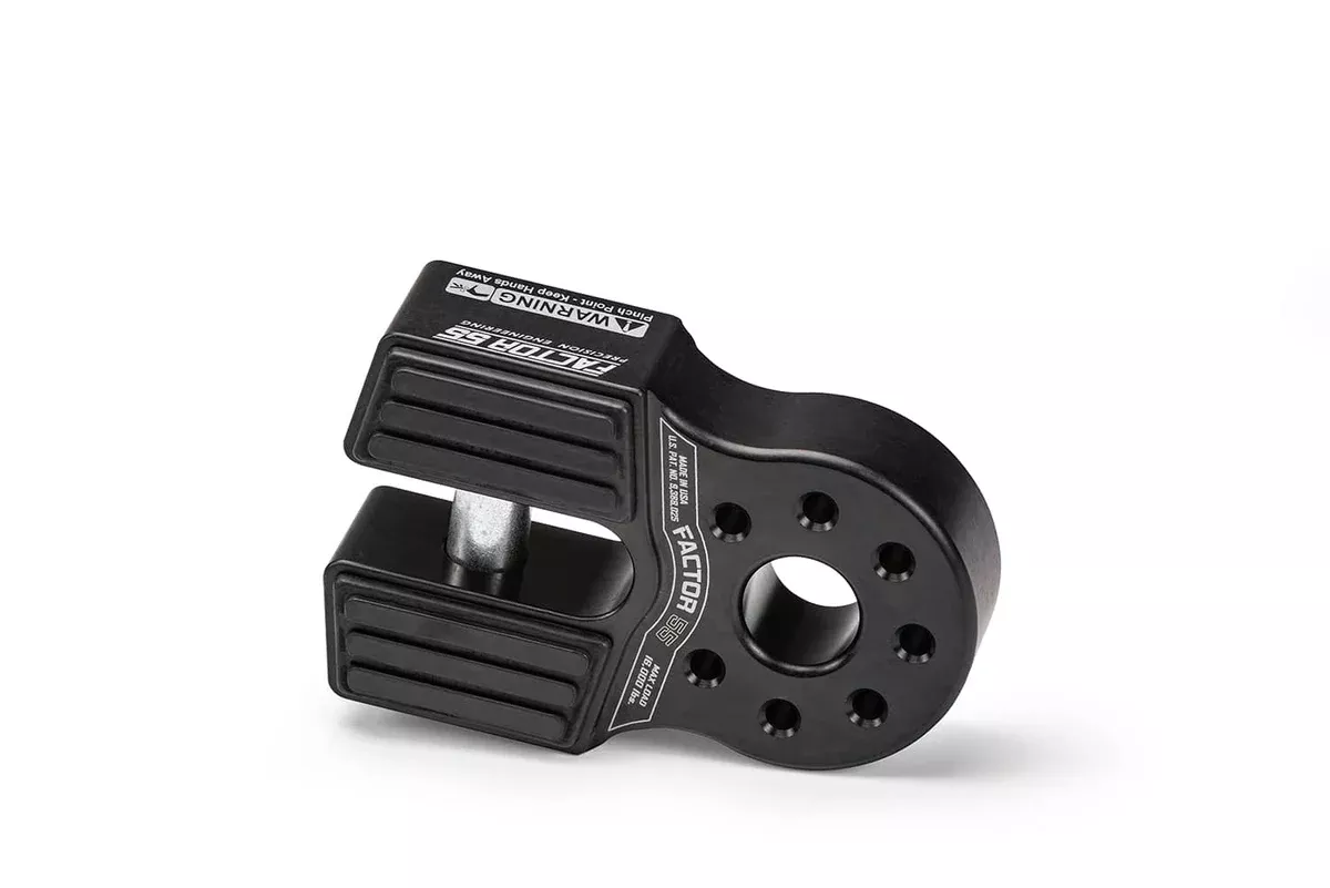 FLATLINK WINCH SHACKLE MOUNT - BLACK-00050-04