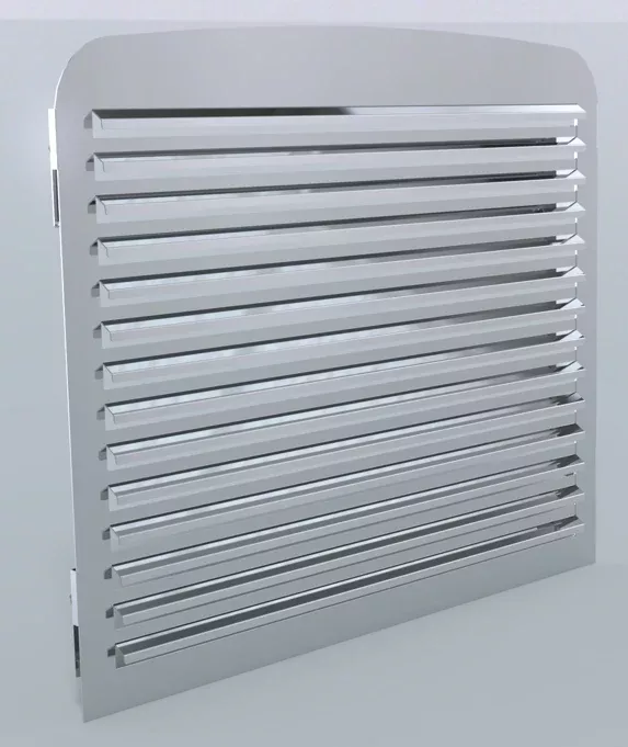 Freightliner Classic Louvered Grill (14) Boltless Design