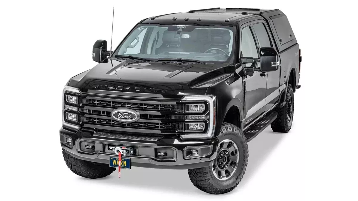 FULLY HIDDEN WINCH MOUNT | 23-26 SUPER DUTY-112554