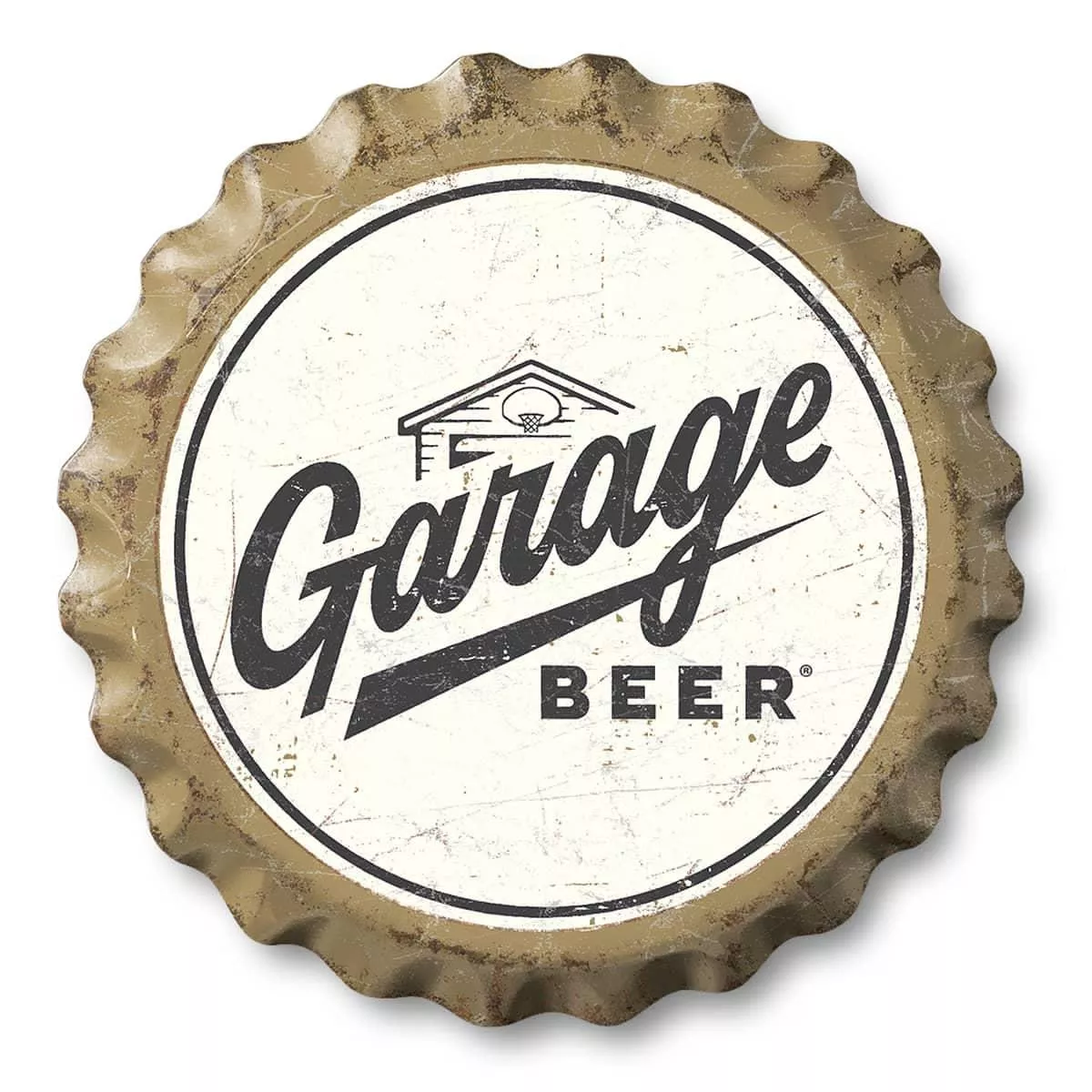 GARAGE BEER BOTTLE CAP-BC2146