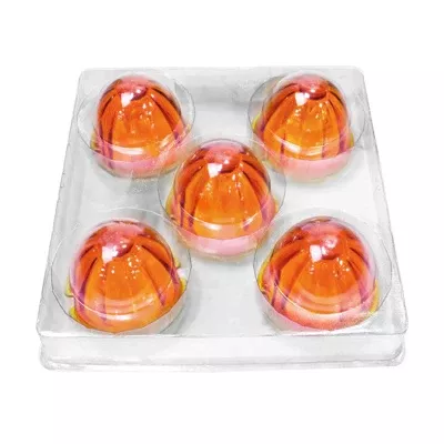 Glass Watermelon Marker Light Lens - Amber (5-Pack)