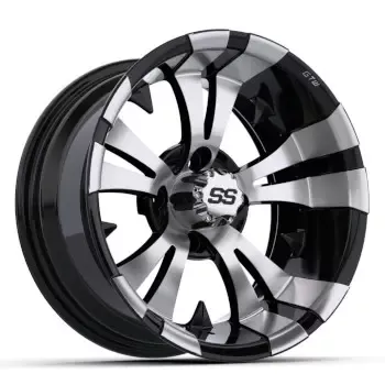 GTW Vampire Machined and Black Wheel – 14 Inch