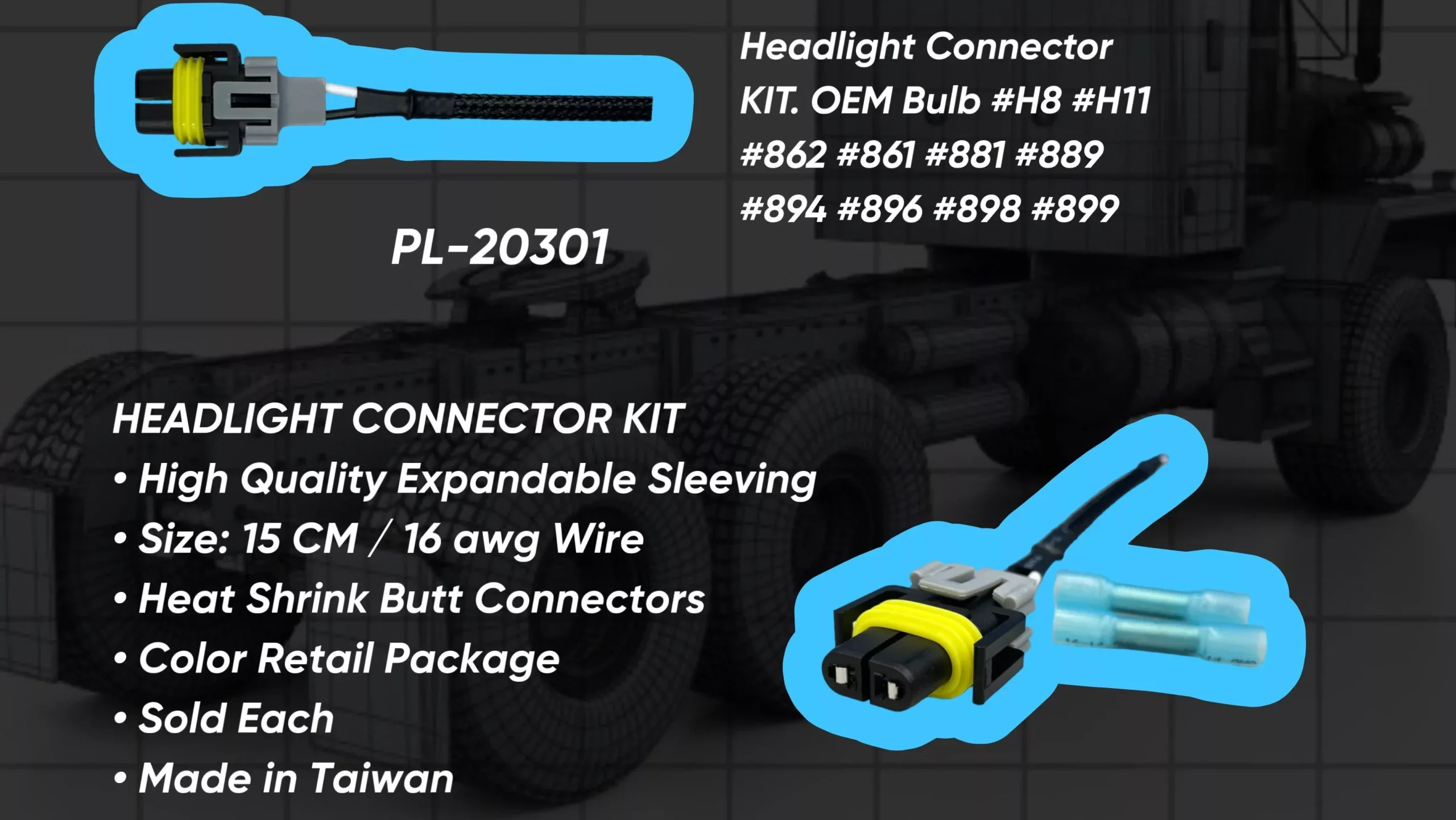 Headlight Connector KIT