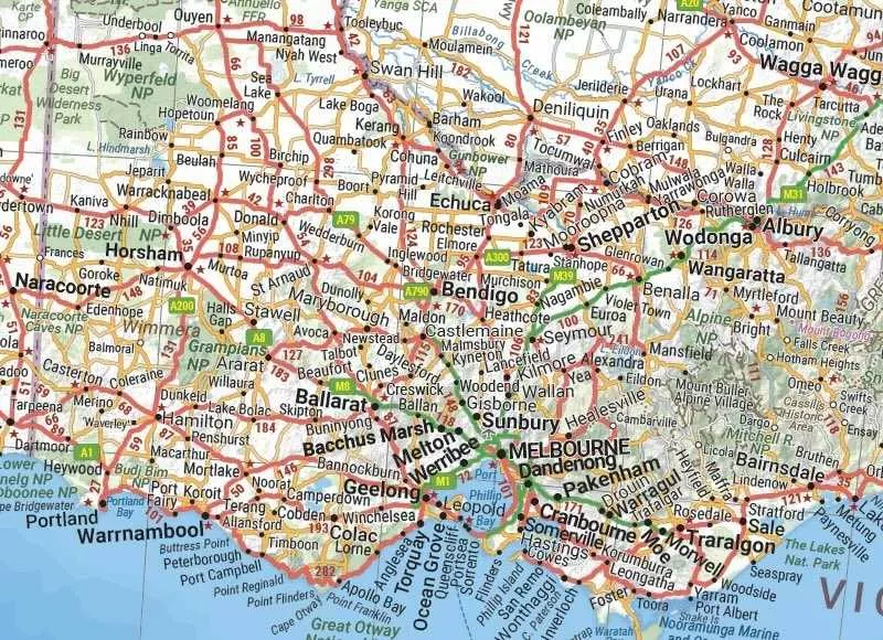 Hema Australia Wall Map - Large