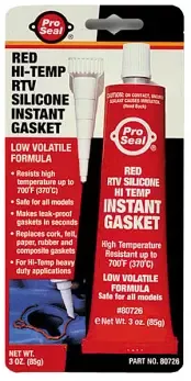 Hi Temp RTV Red Silicon Gasket Maker