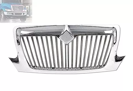 International Durastar Chrome Grille Without Bug Screen for 2002-2019