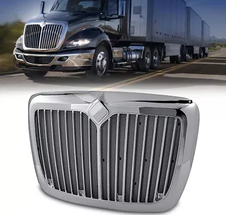 International Prostar Chrome Grille with Bug Screen for 2008-2018