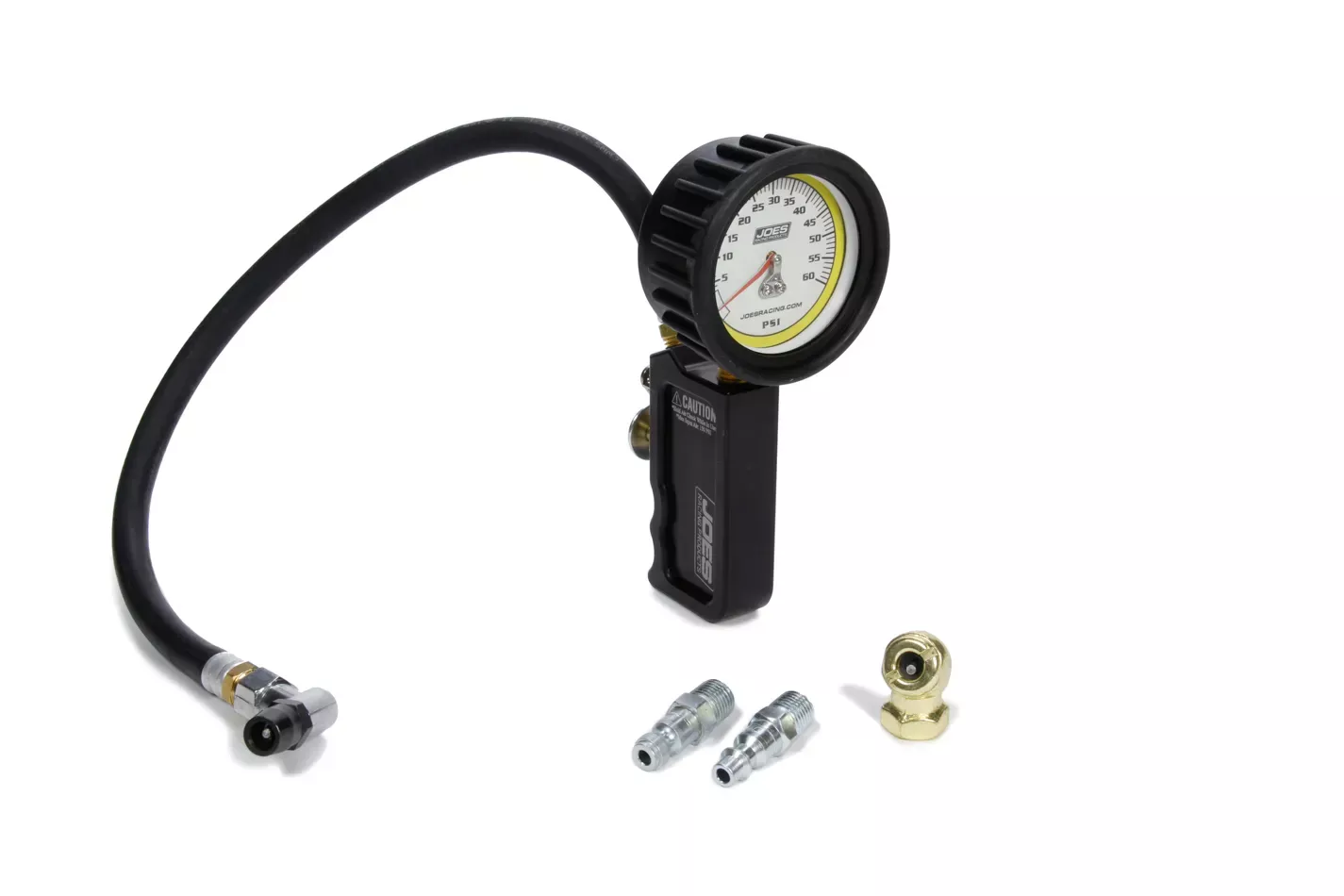 JOES RACING PRODUCTS - 32491 -Tire Inflator 0-60psi Analog Billet Quick Fill