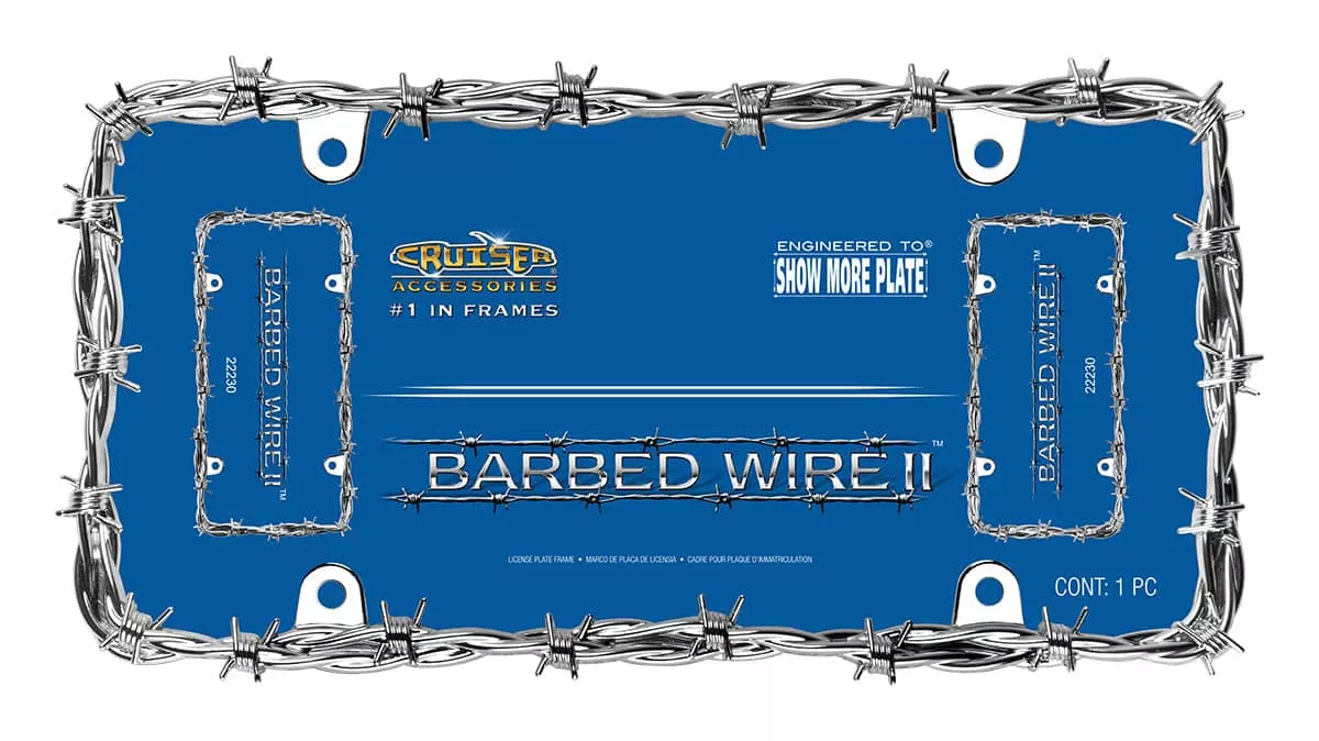 L/PLATE FRM BARBED WIRE-22230