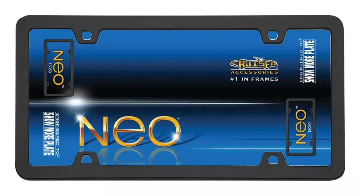 L/PLATE FRM NEO BLACK-15050