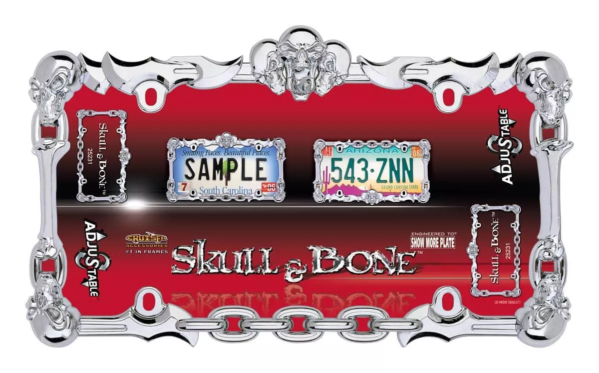 L/PLATE FRM SKULL & BONE-25231