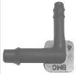 "L" Vacuum Connector 1/8" x 3/16" - 10 or 100 Pack