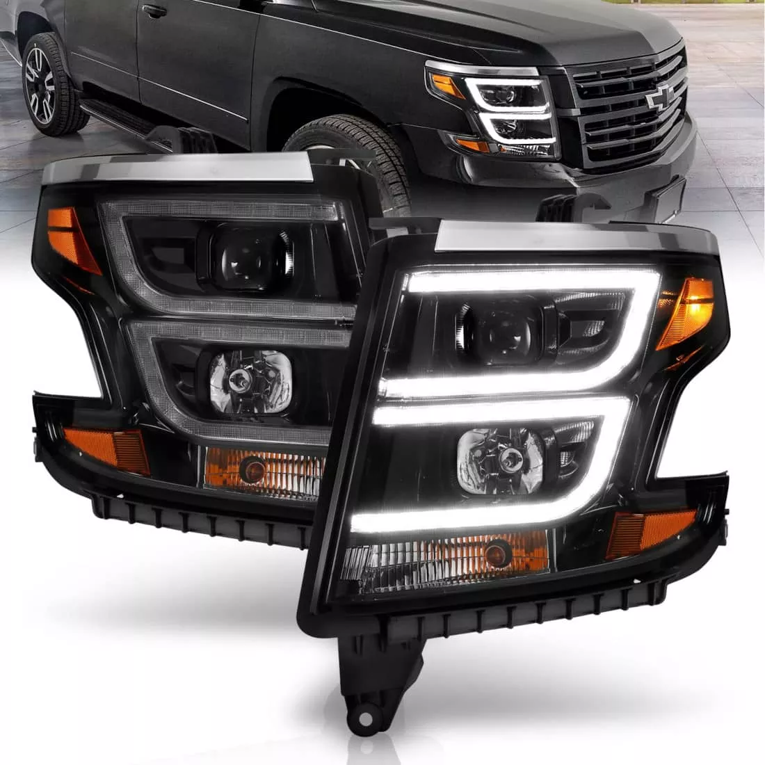 LED PROJECTOR HEADLIGHTS 15-20 TAH/SUB-111492