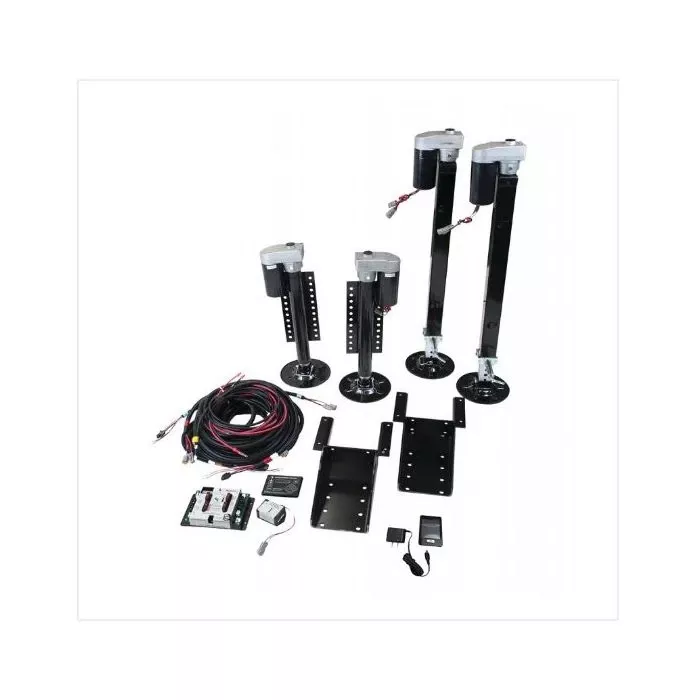 Lippert Components Ground Control 3.0 Automatic One-Touch Electric Leveling System For 5th Wheels; 6-Point