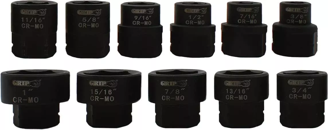 LOW PROFILE IMPACT SOCKET SET (IMPERIAL)-73592