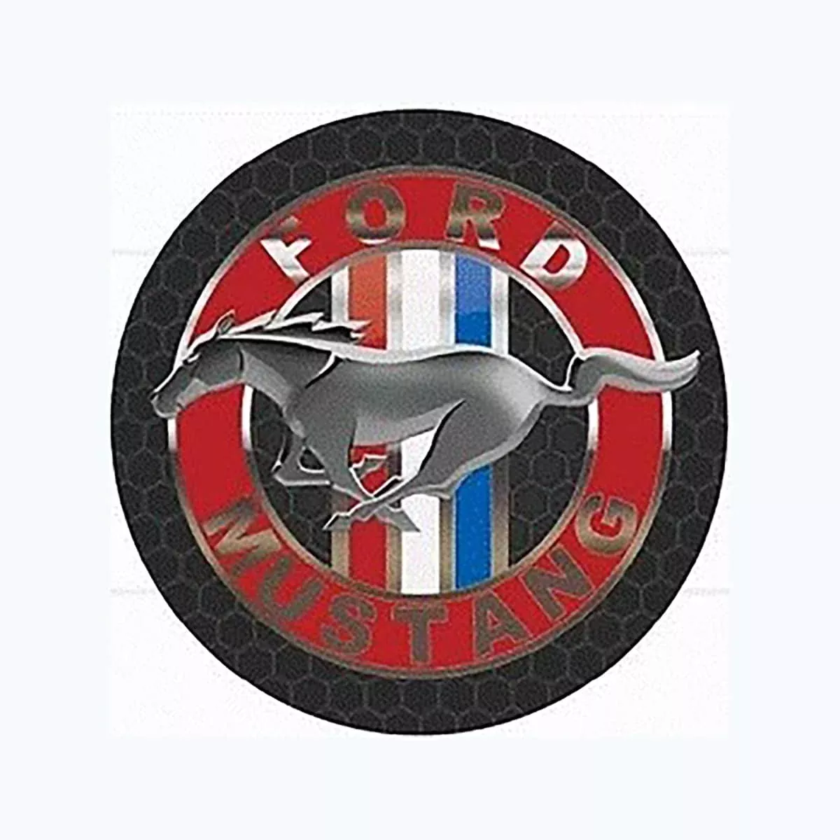 MUSTANG TIN CIRCLE SIGN-S506749