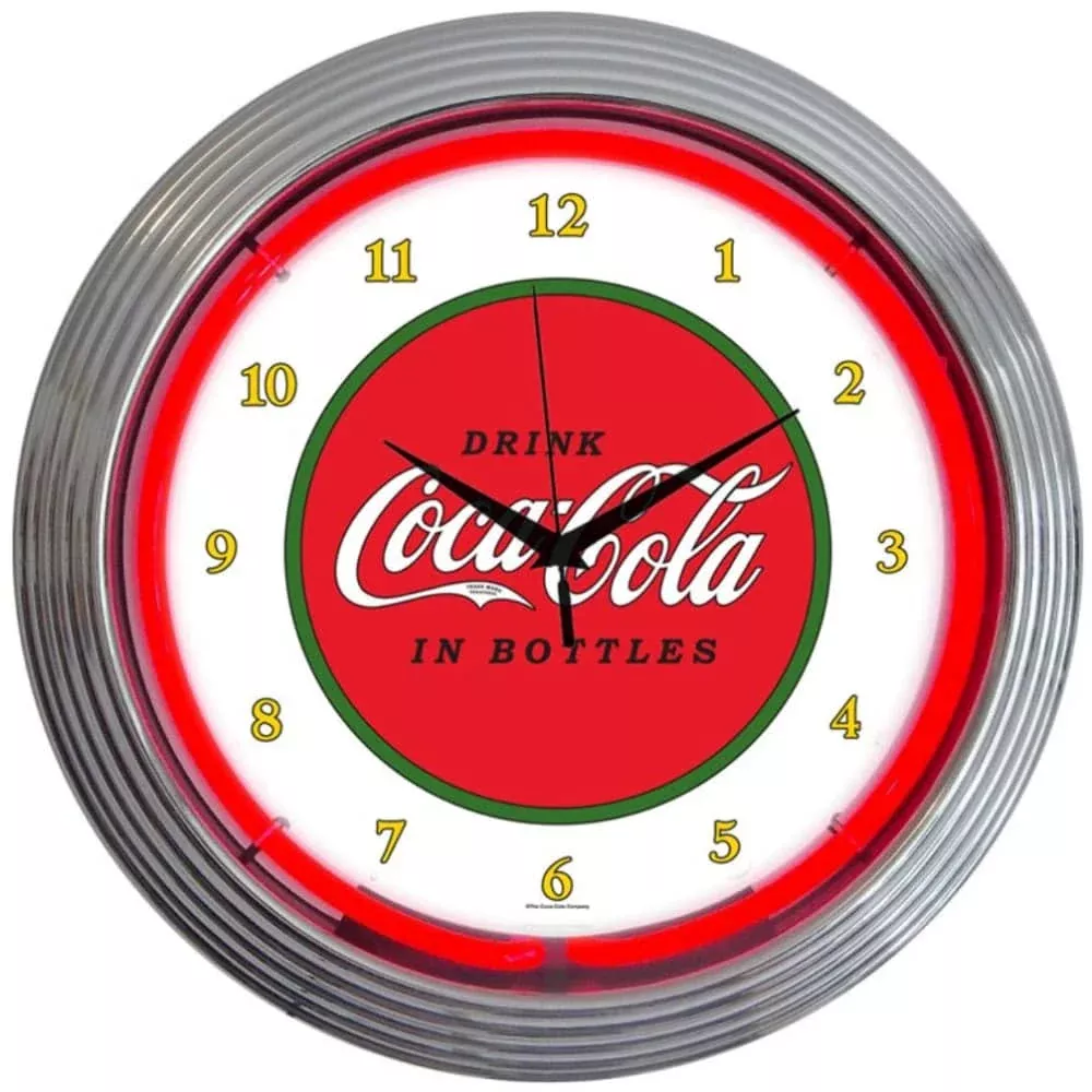 NEON CLOCK COCA-COLA-8CCCLA