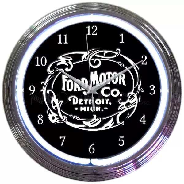 NEON CLOCK FORD 1903-8FRDMC