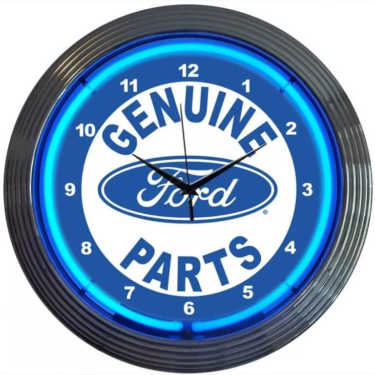 NEON CLOCK FORD GENUINE-8FRDGP