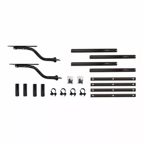 Painted Full Fender Mounting Kit with Angled Brackets & Triangle Mounts