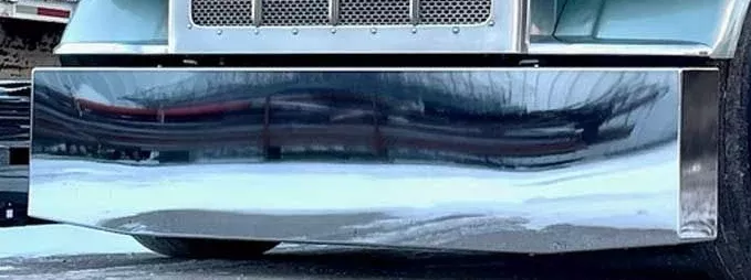 Peterbilt 359 Blind Mount Bumper 20" Tapered with Mitered End